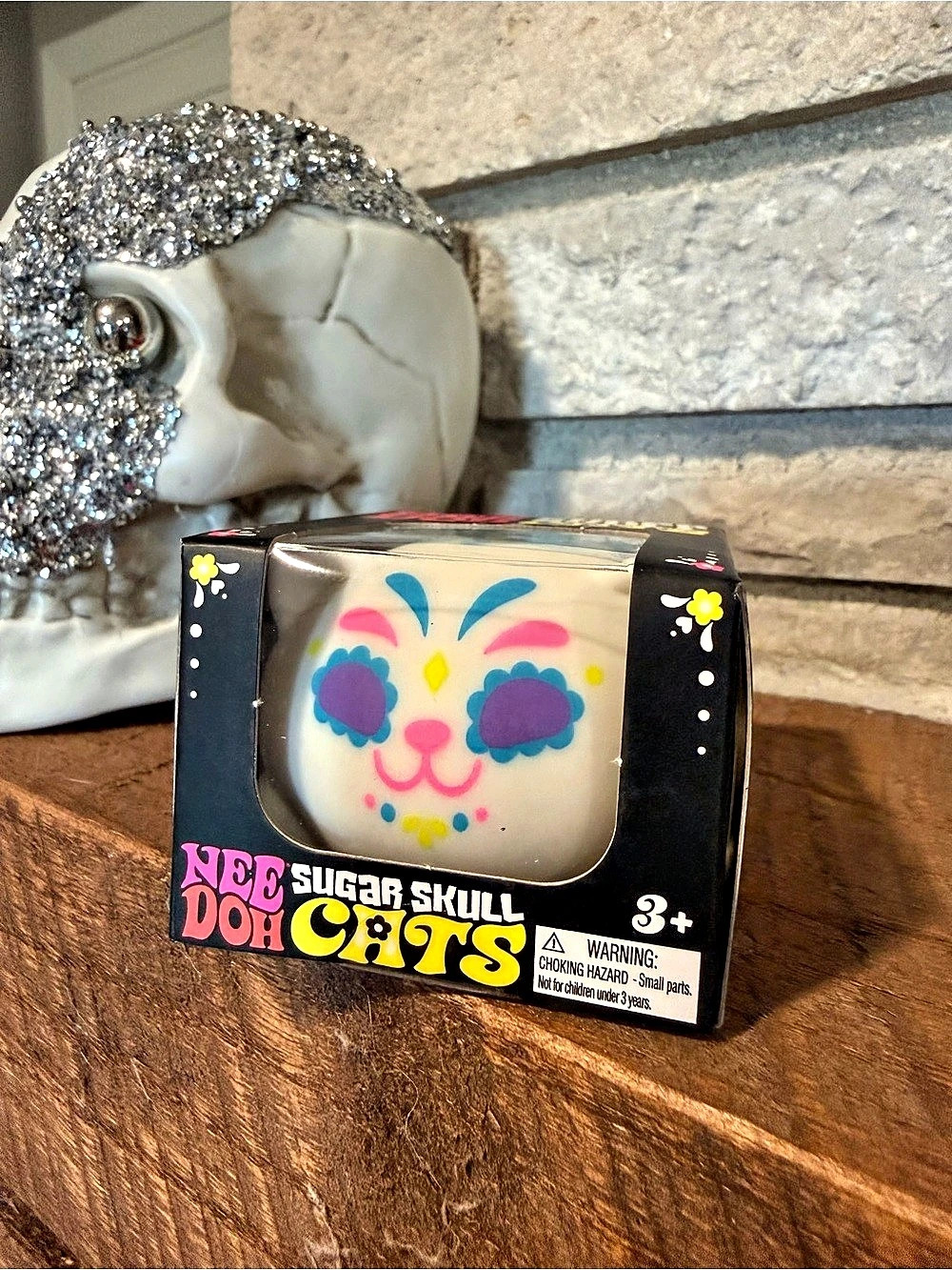 NeeDoh Sugar Skull Cat 🐱💀Halloween